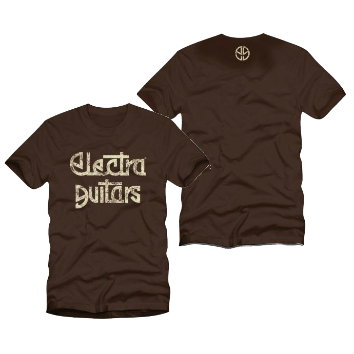 Electra Guitars T-Shirt Brown