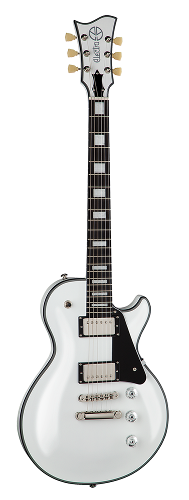 Electra Omega Guitar Gloss White