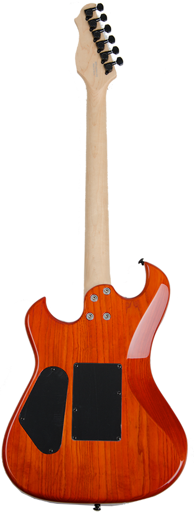 Electra Phoenix H Guitars Trans Orange back