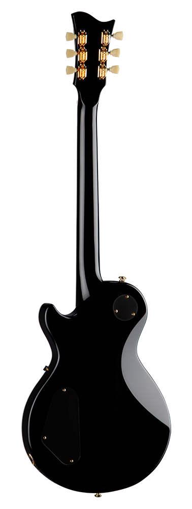 Electra Omega Prime Guitar Black Gold back