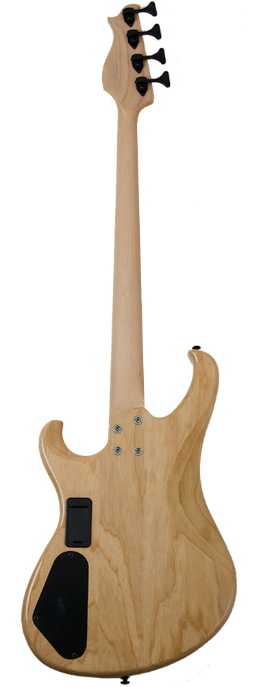 Electra Phoenix Bass Guitar Natural back