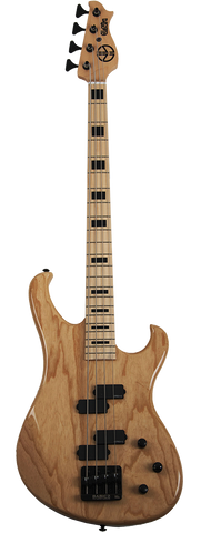 Electra Phoenix Bass Guitar Natural